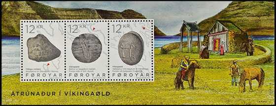Религия в эпоху викингов. Почтовые марки Дания. Фарерские острова 2015-09-28 12:00:00