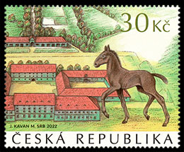 National Stud Farm Kladruby nad Labem. Postage stamps of Czech Republic 2022-10-12 12:00:00