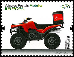 Европа 2013. Виды почтового транспорта. Почтовые марки Португалия. Мадейра 2013-05-09 12:00:00