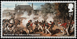 200 лет битве при Ватерлоо (1815-2015). Почтовые марки Великобритания 2015-06-18 12:00:00