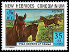 Tanna Island . Postage stamps of New Hebrides (Britain)