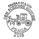 День почтовой истории. PRAGA 2018. Штемпеля Чехия 17.08.2018