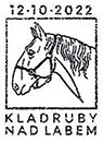 National Stud Farm Kladruby nad Labem. Postmarks of Czech Republic