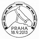 Лошади Кински. Штемпеля Чехия 18.09.2013