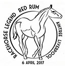Скаковые легенды. Red Rum. Штемпеля Великобритания 06.04.2017