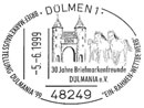 Stamp Exhibition DULMANIA '99. Postmarks of Germany. Federal Republic