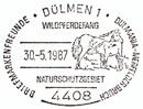 Природный заповедник - Мерфельдер-Брух. Штемпеля Германия. ФРГ 30.05.1987