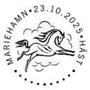 Year of the Horse - 2026. Postmarks of Finland. Aland 23.10.2025