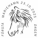 Year of the Horse - 2026. Postmarks of Finland. Aland 23.10.2025