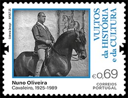 Historical and cultural figures. Postage stamps of Portugal.