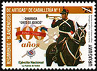 100th anniversary of the military orchestra "Grito de Asencio". Postage stamps of Uruguay