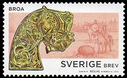 Поздний железный век. Эпоха викингов. Почтовые марки Швеция 2015-03-26 12:00:00