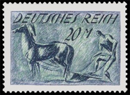Стандартный выпуск. Почтовые марки Германии. Рейх.