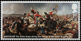 200 лет битве при Ватерлоо (1815-2015). Почтовые марки Великобритания 2015-06-18 12:00:00