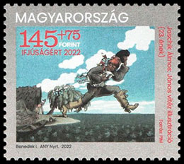 For youth 2022. Year of memory of Sandor Petőfi. Postage stamps of Hungary.