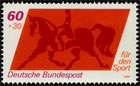 Спорт. Помощь спорту. Почтовые марки Германии. ФРГ