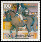 Olympic Games. For sports. Postage stamps of Germany. Federal Republic