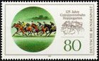 125th Anniversary of Hoppegarten Racecourse. Postage stamps of Germany. Federal Republic