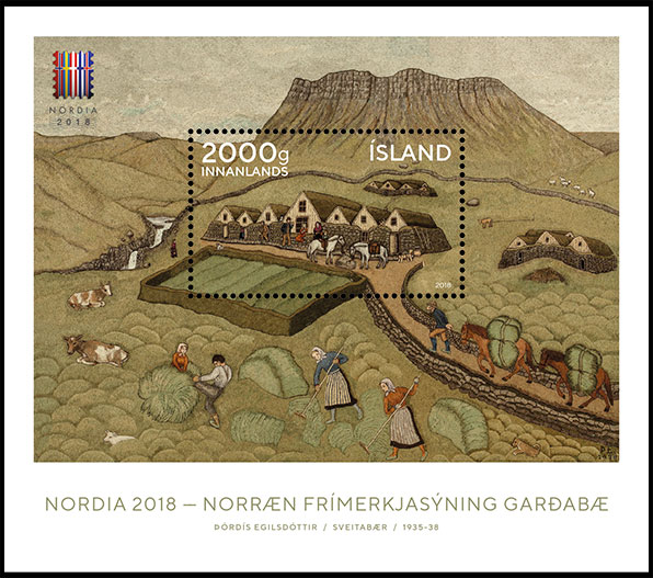Филателистическая выставка NORDIA 2018. Почтовые марки Исландия 2018-04-26 12:00:00