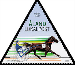 Harness racing. Postage stamps of Finland. Aland 2015-05-01 12:00:00