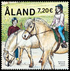 Year of the Horse - 2026. Postage stamps of Finland. Aland