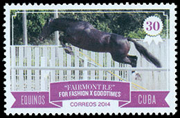 Horses. Postage stamps of Cuba.