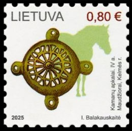 Балтийские племена. Жемайты. Почтовые марки Литва 2025-01-24 12:00:00