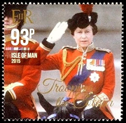 Царствование Королевы Елизаветы II. Почтовые марки Острова Мэн.
